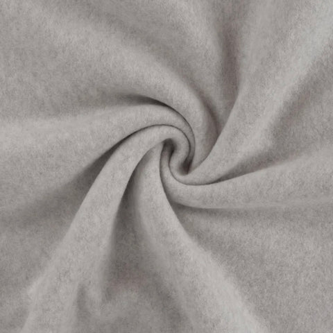 Molleton de coton biologique « Mid Grey chiné »