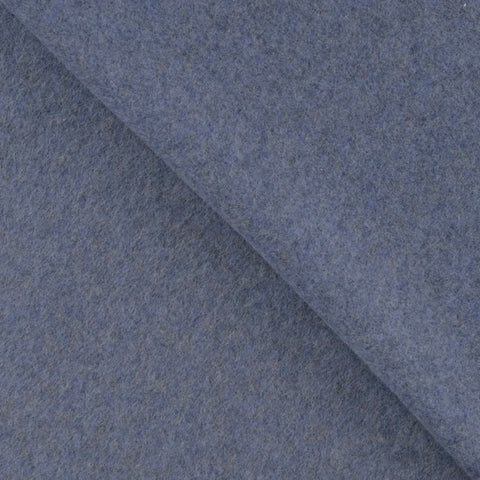 Bio Baumwollfleece GOTS „Jeans melange“