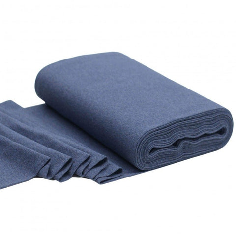 Bündchen melange “Dunkles Jeans"