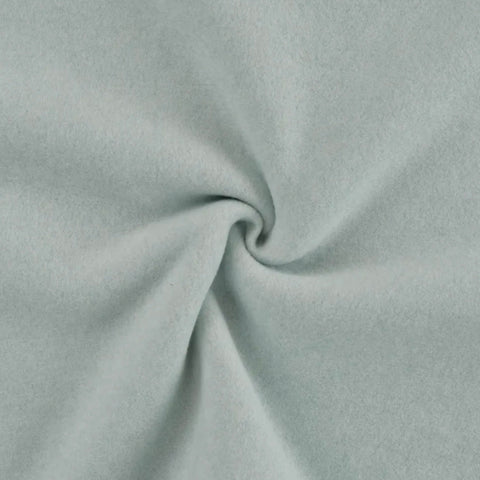Bio Baumwollfleece GOTS "Mint melange”