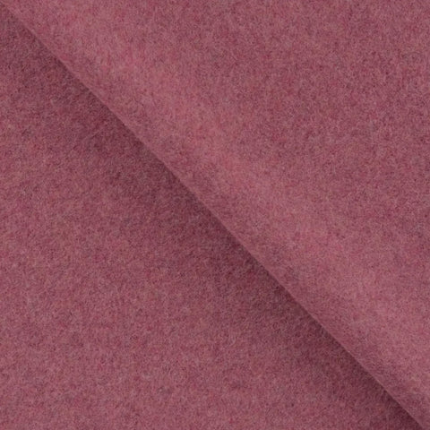 Organic cotton fleece “Bordeaux melange”