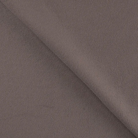 Bio Baumwollfleece GOTS "Dusty Brown”
