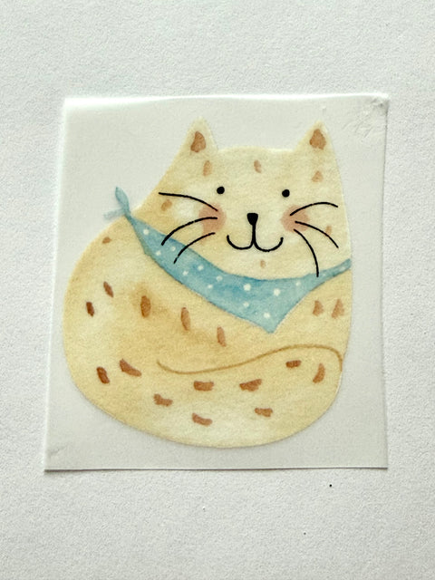 Bügelbild Katze
