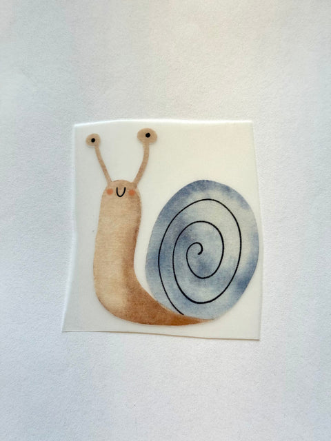 Bügelbild Schnecke