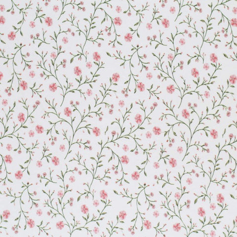 Jersey "Zarte Blumen Nude Rosa“