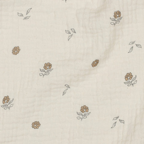 Musselin/Double Gauze “Natural Flowers“