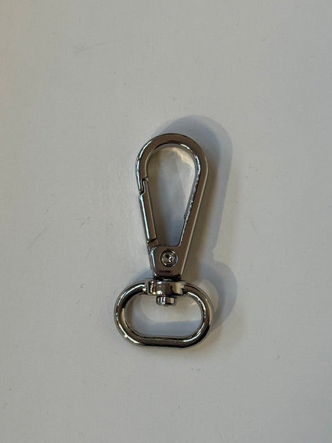 Drehbarer Karabiner Verschluss in / Silber