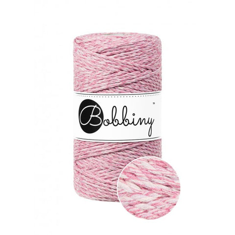 Framboise Shake / CORDON MACRAMÉE 3PLIS 3MM 100M