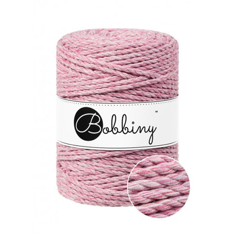 Framboise Shake / CORDON MACRAMÉE 3PLIS 5MM 100M