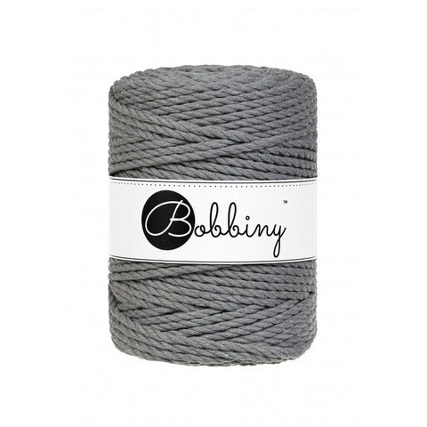Gris Pierre / CORDON MACRAMÉ 3PLIS 5MM 100M