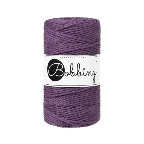 Violet / (Restbestand) MAKRAMEE-SCHNÜRE 3PLY 3MM 100M