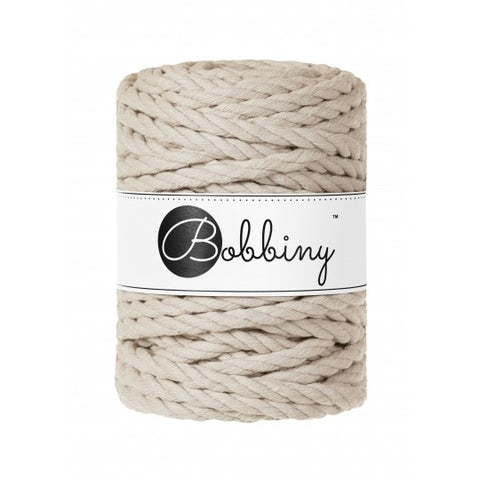 Beige / MAKRAMEE-SCHNÜRE 3PLY 9MM 30M