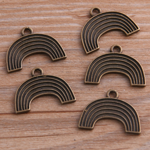 Metal pendant "Rainbow"
