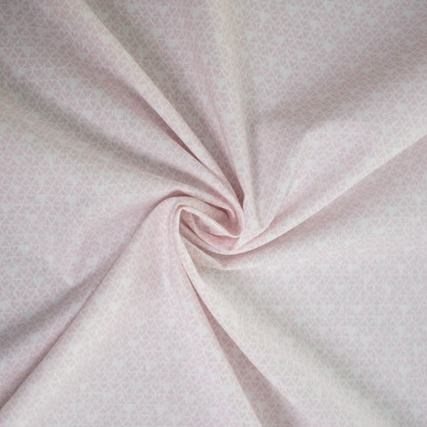Tissu en coton « Coeurs Roses »