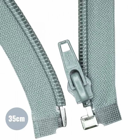 Fermeture éclair YKK Séparable 35cm "Vieux Vert"