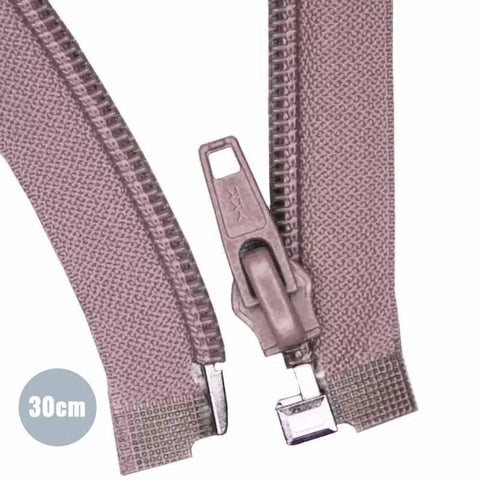 Fermeture éclair YKK Séparable 30cm « Vieux Rose »