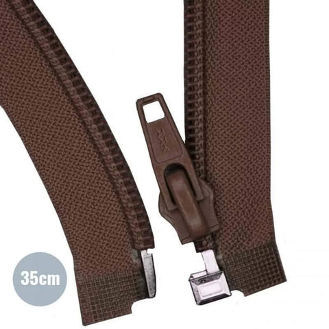Fermeture éclair YKK Séparable 35cm « Marron »