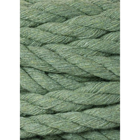 Vert Eucalyptus / CORDON MACRAMÉ 3PLIS 9MM 30M