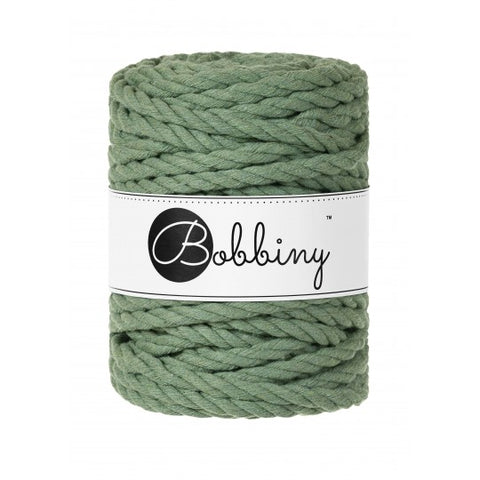 Vert Eucalyptus / CORDON MACRAMÉ 3PLIS 9MM 30M
