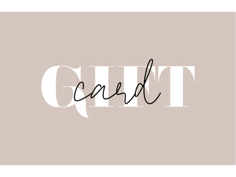 Gift voucher / amount selectable