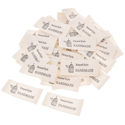 Handmade Baumwoll-Label (10er-Pack)