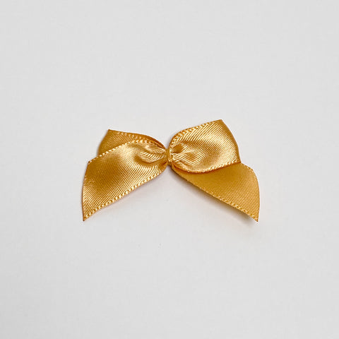 Satin bow "Cognac"