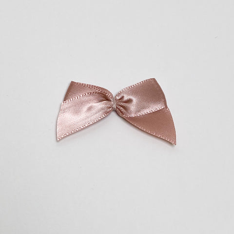 Satin bow "old pink"