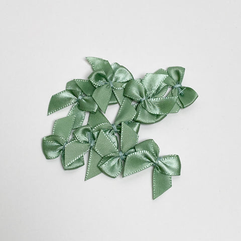 Satin Schleife "Sage Green"