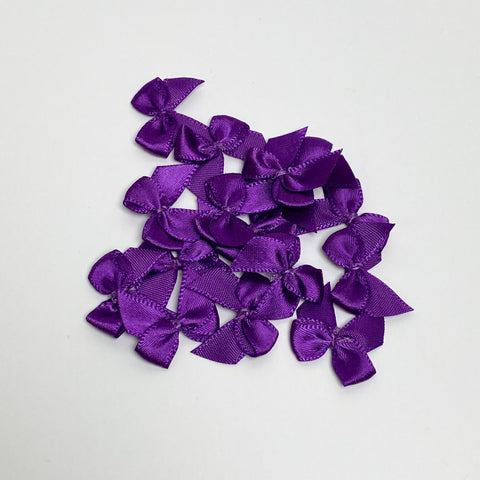 Noeud satin "Violet"