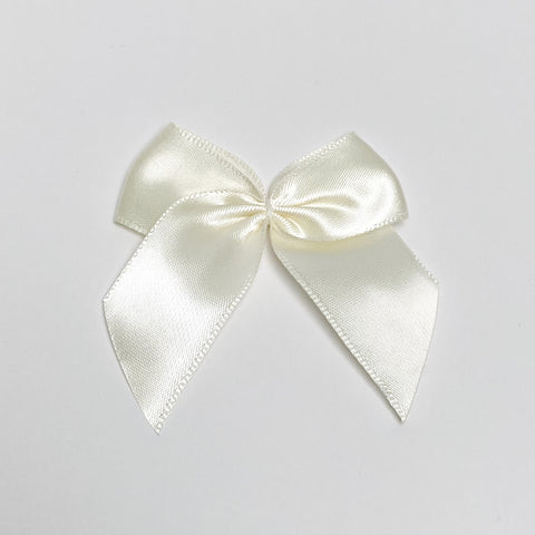 Satin Schleife "Ecru"