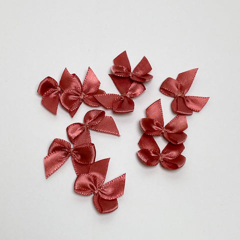 Satin bow "Rosewood"