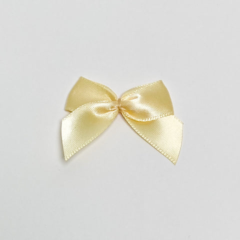 Satin Schleife "Vanille"