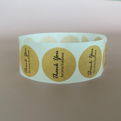 Thank you for your business stickers (10 stickers)