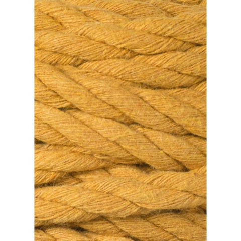 Moutarde / CORDON MACRAMÉ 3PLIS 9MM 30M
