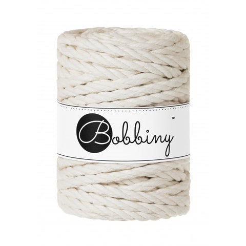 Naturel / CORDON MACRAMÉ 3PLIS 9MM 30M