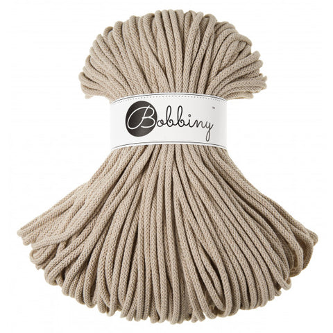 Beige / Flechtkordel 5MM 100M