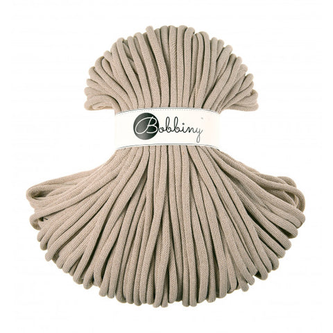 Cordon beige / tressé 9MM 100M