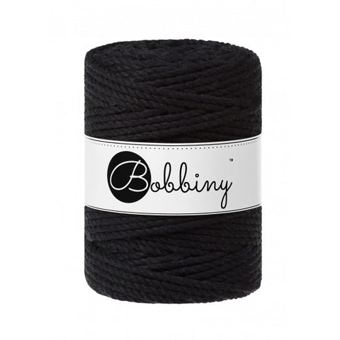 Noir / CORDON MACRAMÉ 3PLIS 5MM 100M