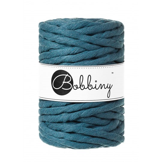 Bleu Paon / CORDON MACRAMÉE 9MM 30M