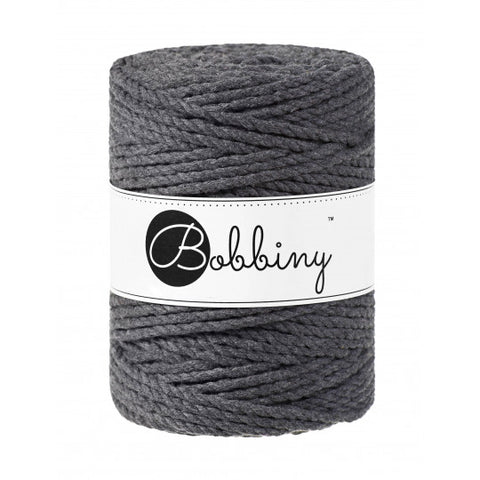 Charbon / CORDON MACRAMÉ 3PLIS 5MM 100M