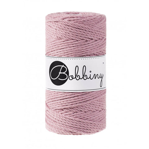 Dusty Pink / MACRAME CORDS 3PLY 3MM 100M