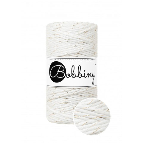 Blanc Cassé Doré / CORDON MACRAMÉ 3MM 100M