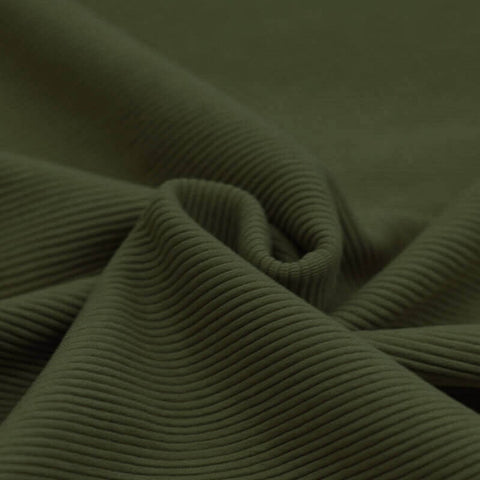 Ottoman Rib Jersey “Army Green”