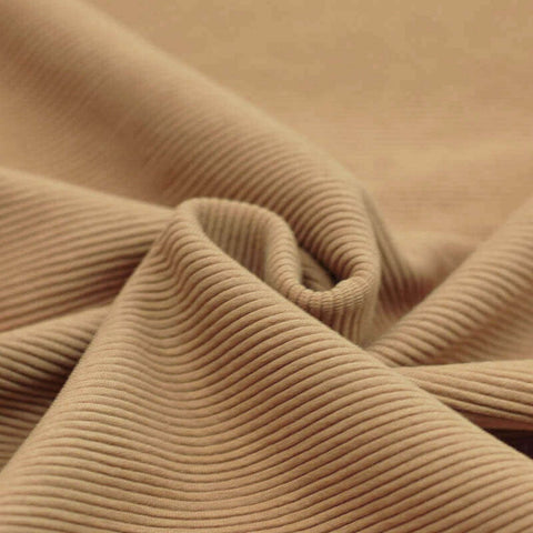 Jersey Côtelé Ottoman « Camel »