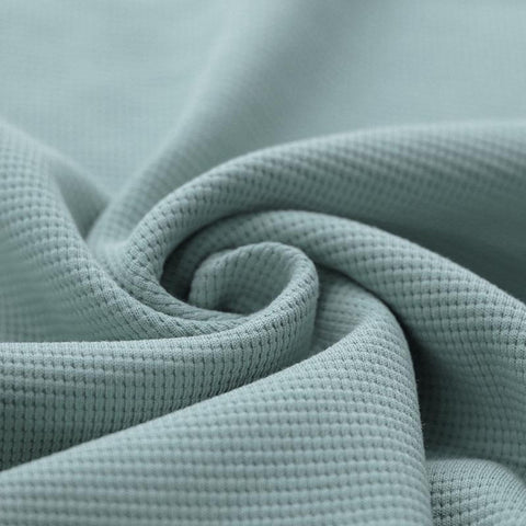 Waffle Knit Jersey “Meer Grün”