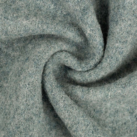 Pure boiled wool melange "Mint"