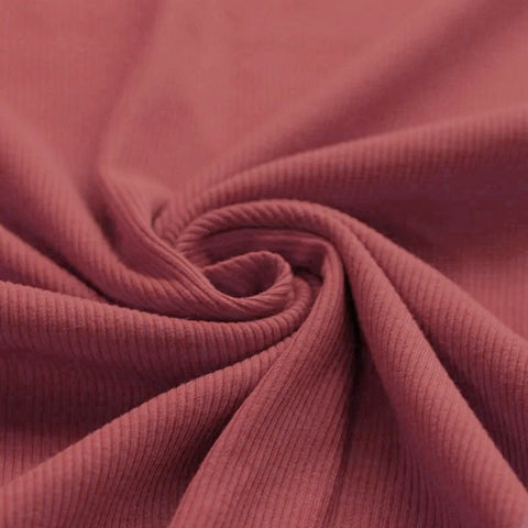 Rib jersey "Raspberry"