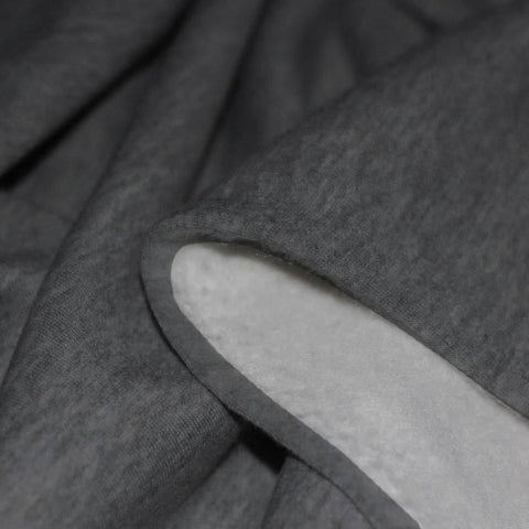 Sweatstoff Jogging melange “Dark Grey”
