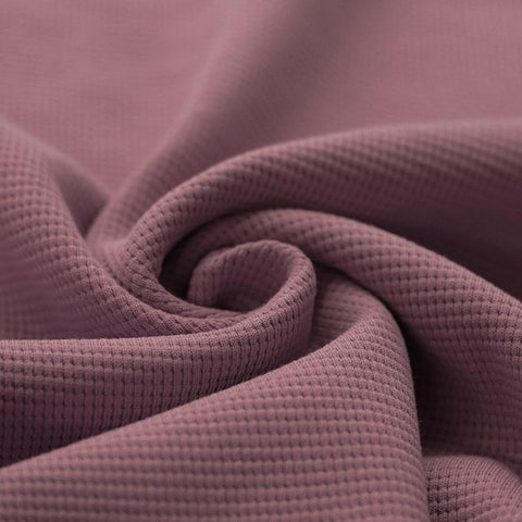Waffle Knit Jersey “Altmauve”