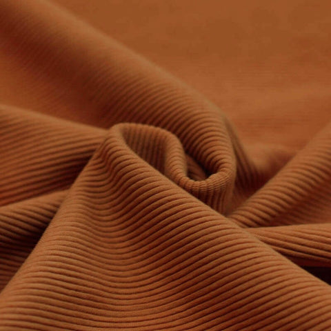 Jersey Côtelé Ottoman « Cognac »